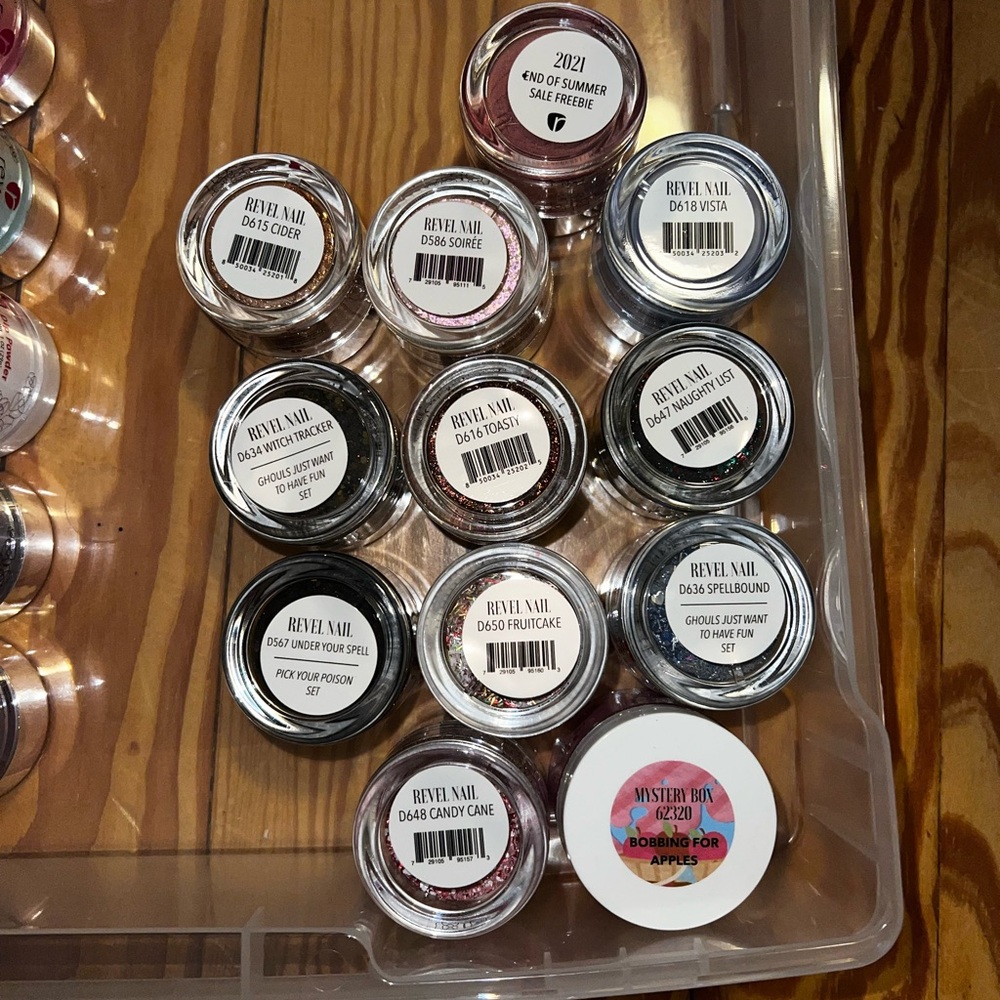 Revel Nail dip powder lot 12